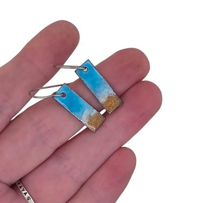 Beach Rectangle Earrings