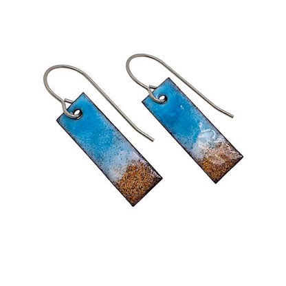Beach Rectangle Earrings