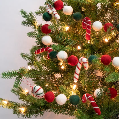 Garland - Felt Candy Cane