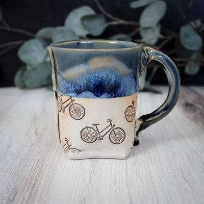 Bike Pattern Mug