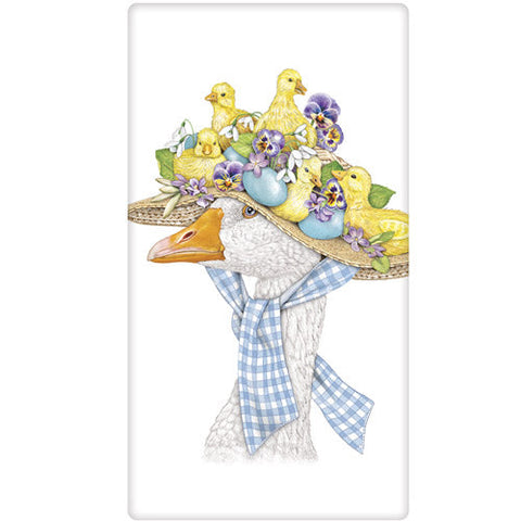 Goose Hat Tea Towel