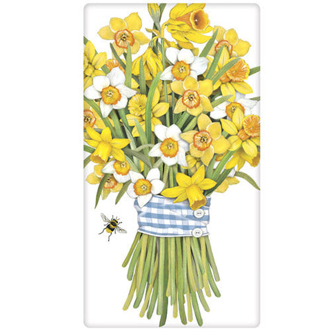 Daffodil Bouquet Tea Towel