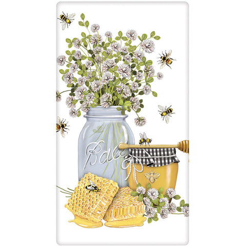 Honey and Clover Tea Towel