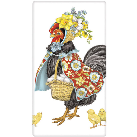 Fancy Hen Tea Towel