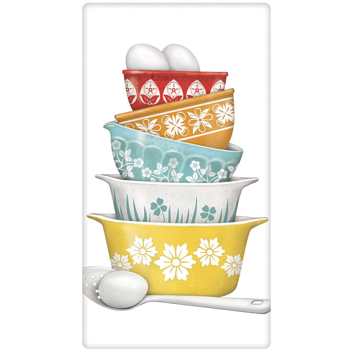 Vintage Dishes Tea Towel