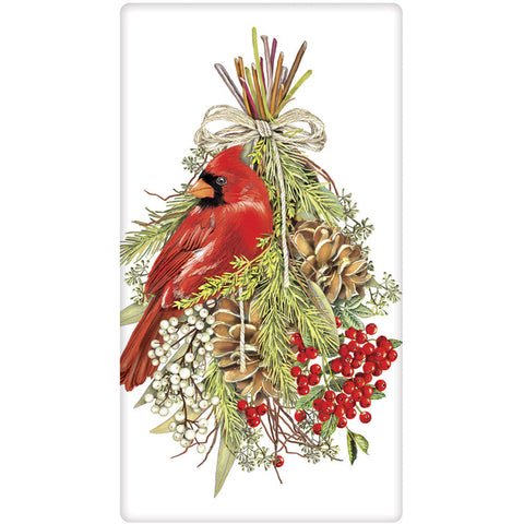 Cardinal Pine Swag Napkin Set
