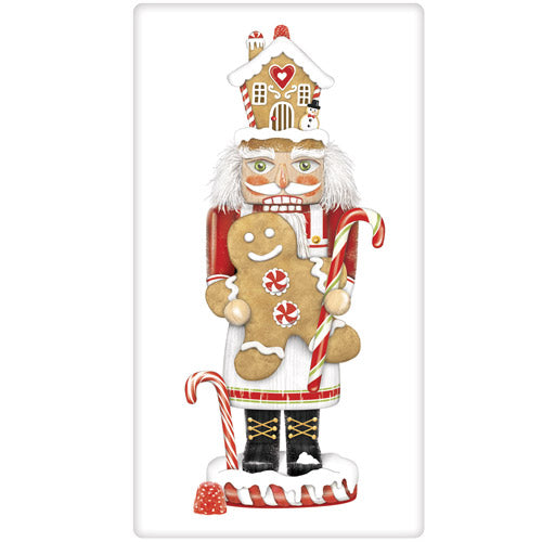 Gingerbread Nutcracker Tea Towel