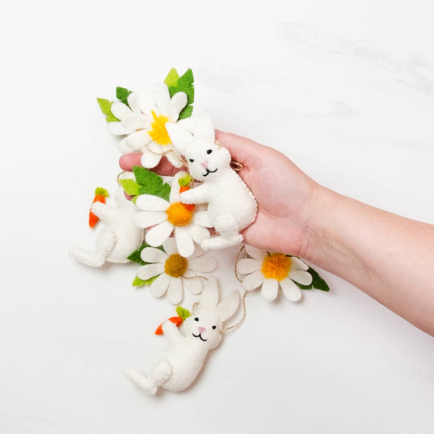 Garland - Felt Bunny and Daisy Chain