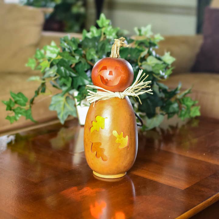 Dexter Jack-O-Lantern Gourd Luminary