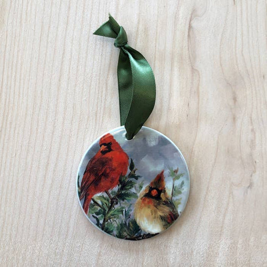 Cardinal Pair Ornament