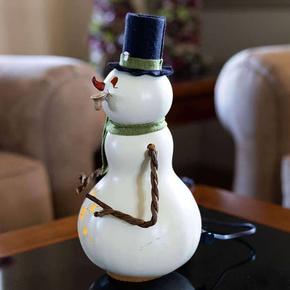 Meadowbrooke Snowman Gourd Luminary
