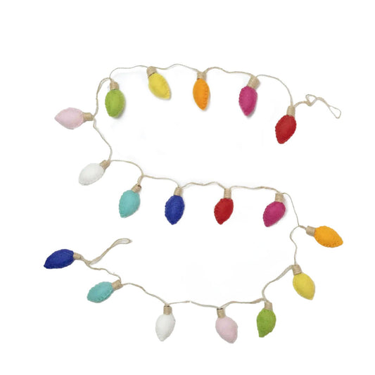 Garland - Felt Vintage Christmas Light