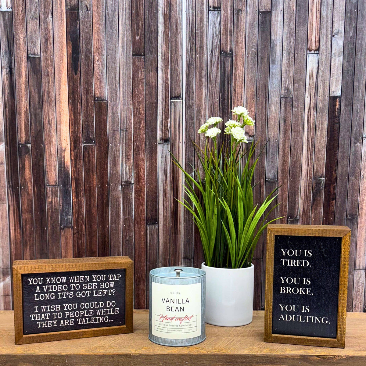 Vanilla Bean Tin Candle