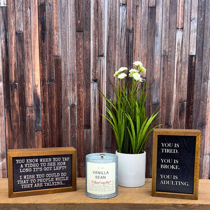 Vanilla Bean Tin Candle
