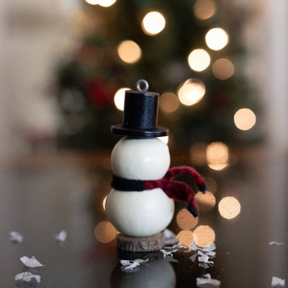Lil Flake Snowman Gourd Ornament