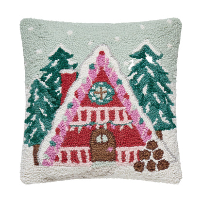 Trendy Cabin House Hook Pillow