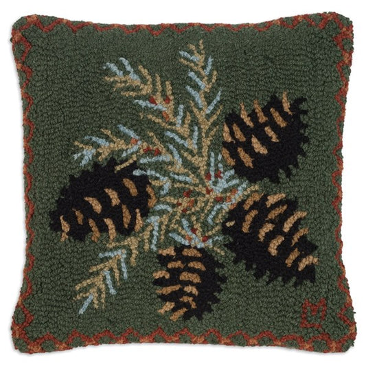 Diamond Pinecone Pillow 18 x 18"