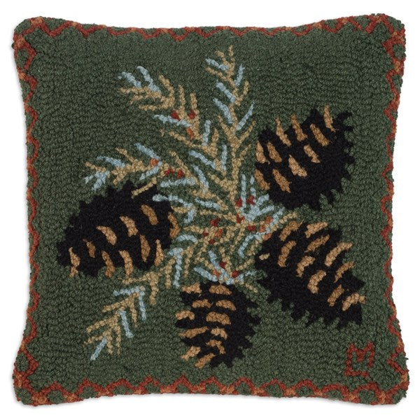 Diamond Pinecone Pillow 18 x 18"