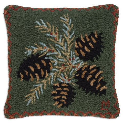 Diamond Pinecone Pillow 18 x 18"