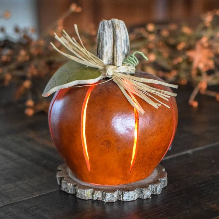 Pumpkin Luminary - Small Burnt Orange