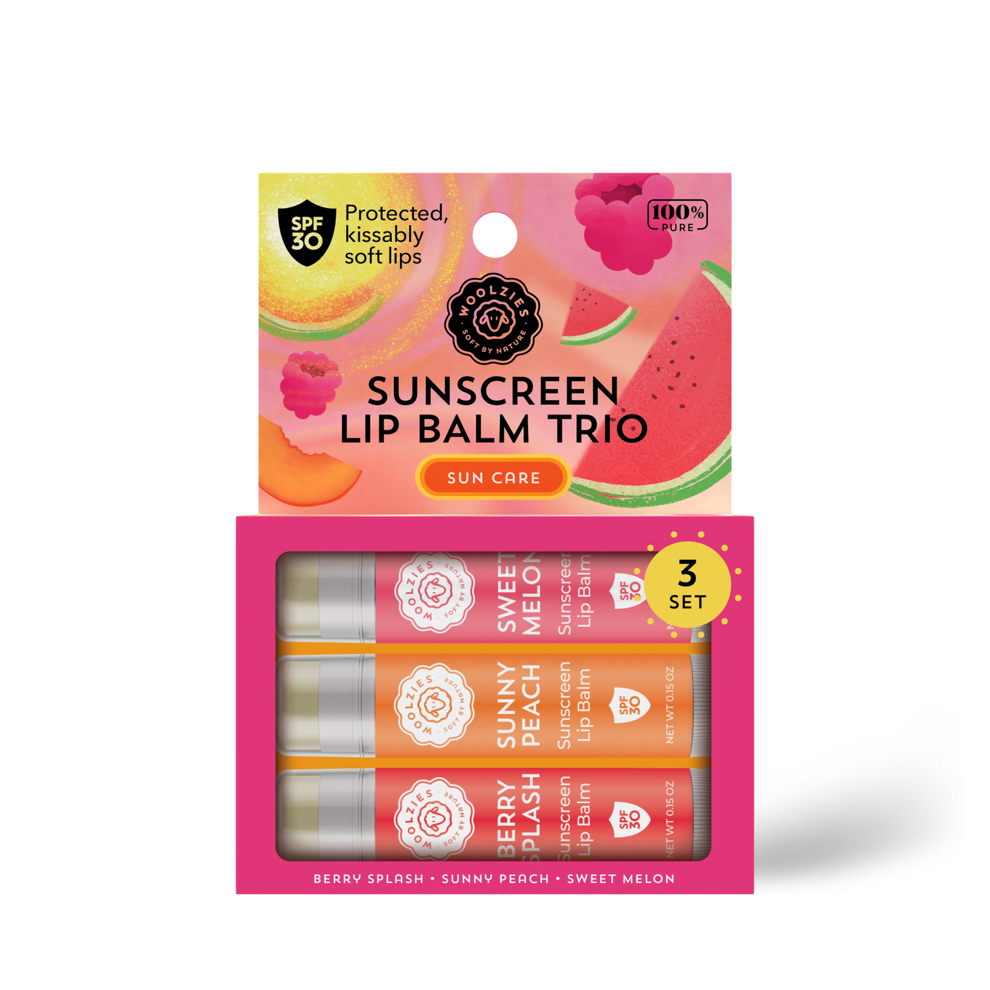 SPF Sunscreen Lip Balm Trio