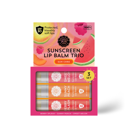 SPF Sunscreen Lip Balm Trio