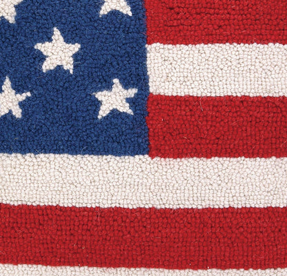 USA American Flag Red White and Blue Hook Pillow