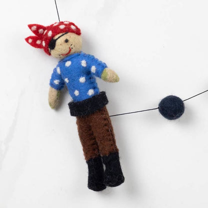 Garland - Felt Pirate