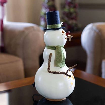 Meadowbrooke Snowman Gourd Luminary