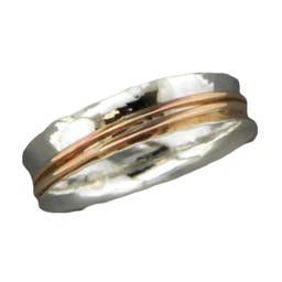 Banded Mixed Metals Ring