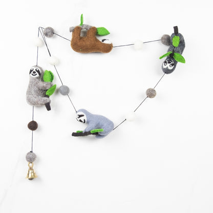 Garland - Felt Sloth Garland