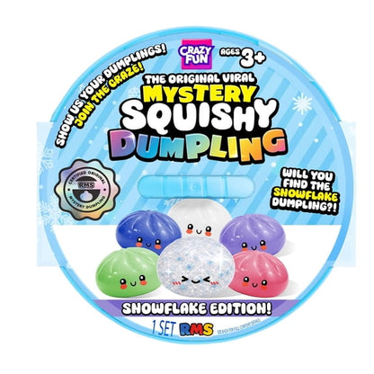 RMS® Crazy Fun™ Snowflake Edition Mystery Squishy Dumpling – Ltd Ed