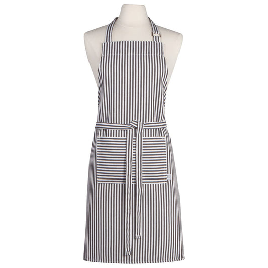 Narrow Black Stripe Chef Apron