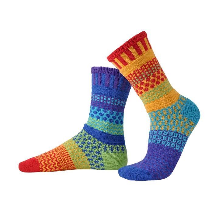Rainbow Crew Socks