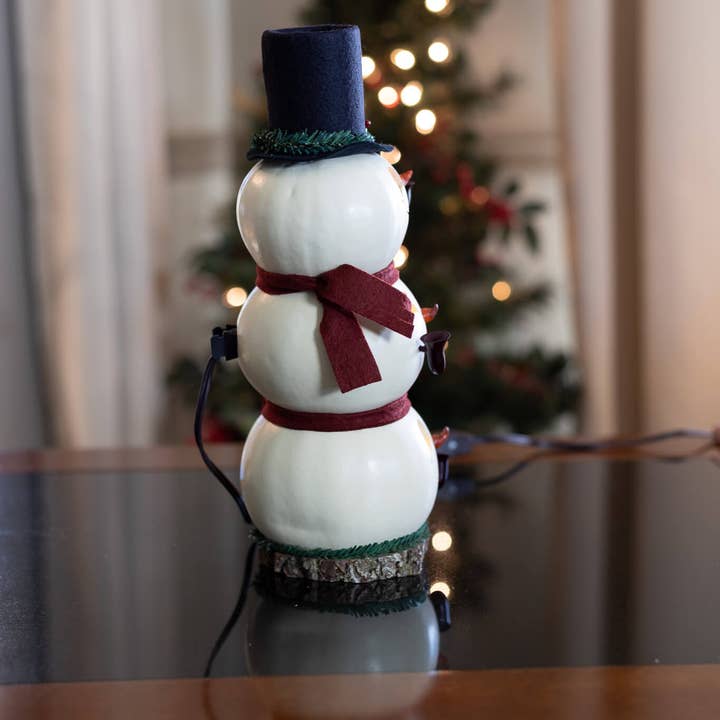 Blake Snowman Gourd Luminary