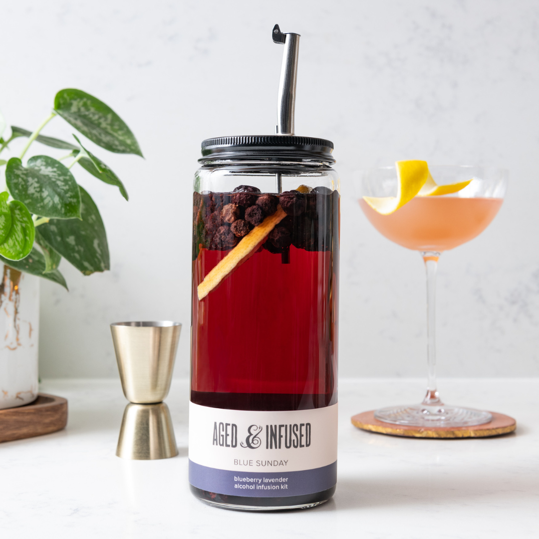 Blue Sunday: Blueberry Lavender Cocktail Infusion Kit