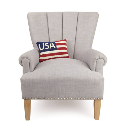 USA Hooked Pillow