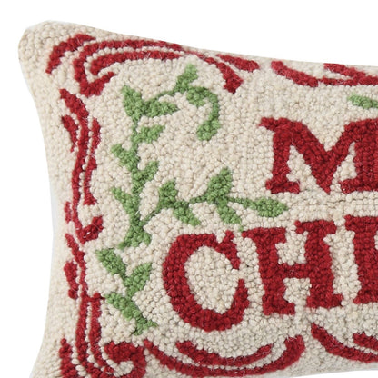 Merry Christmas Hook Pillow - Kate McRostie