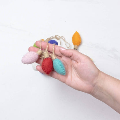 Garland - Felt Vintage Christmas Light