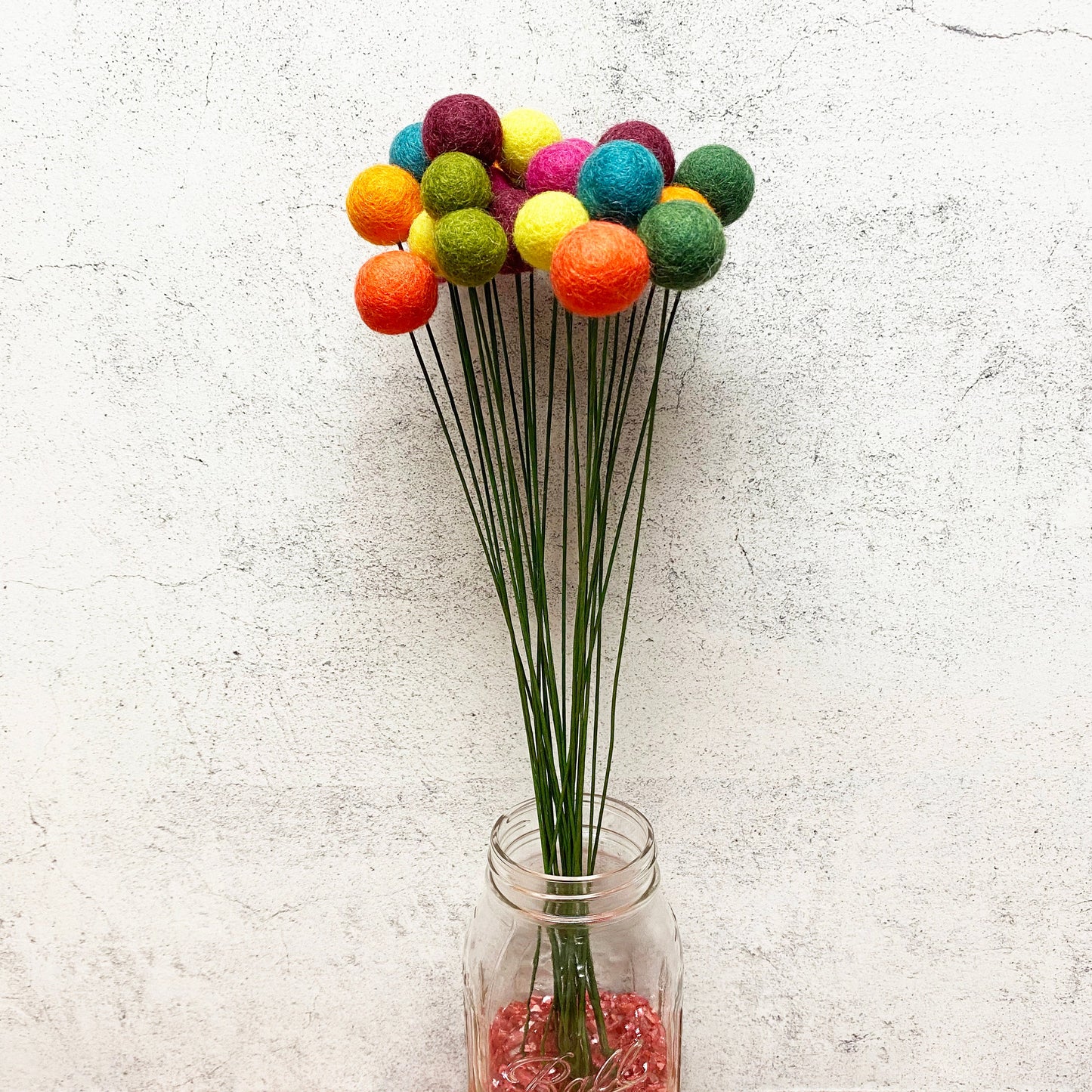 Confetti Floral Felt Flower Bouquet