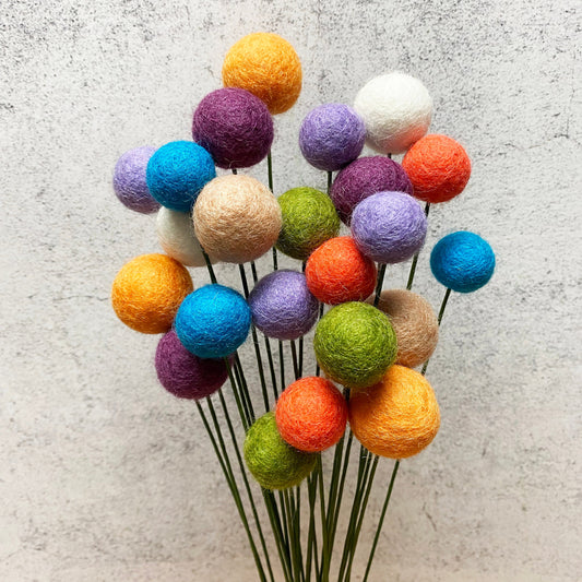 Blooming Floral Felt Flower Bouquet