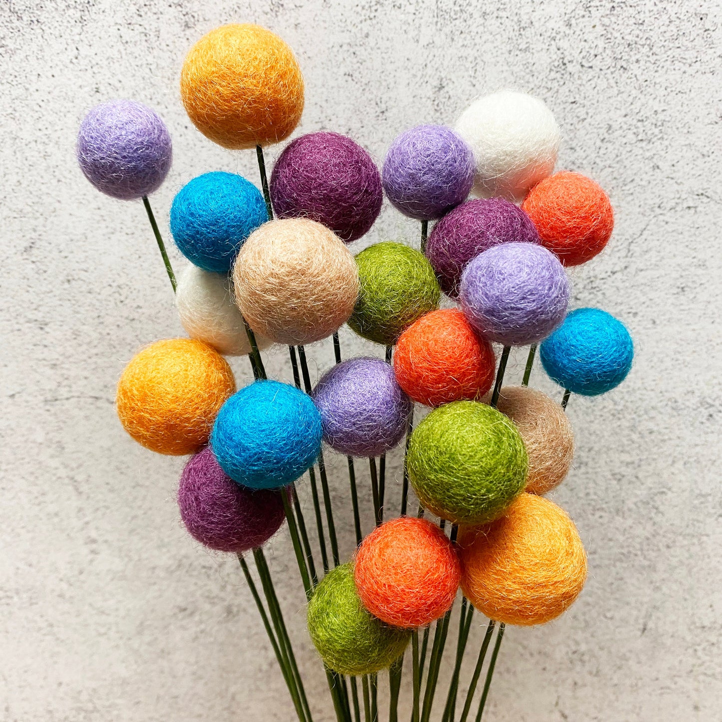 Blooming Floral Felt Flower Bouquet