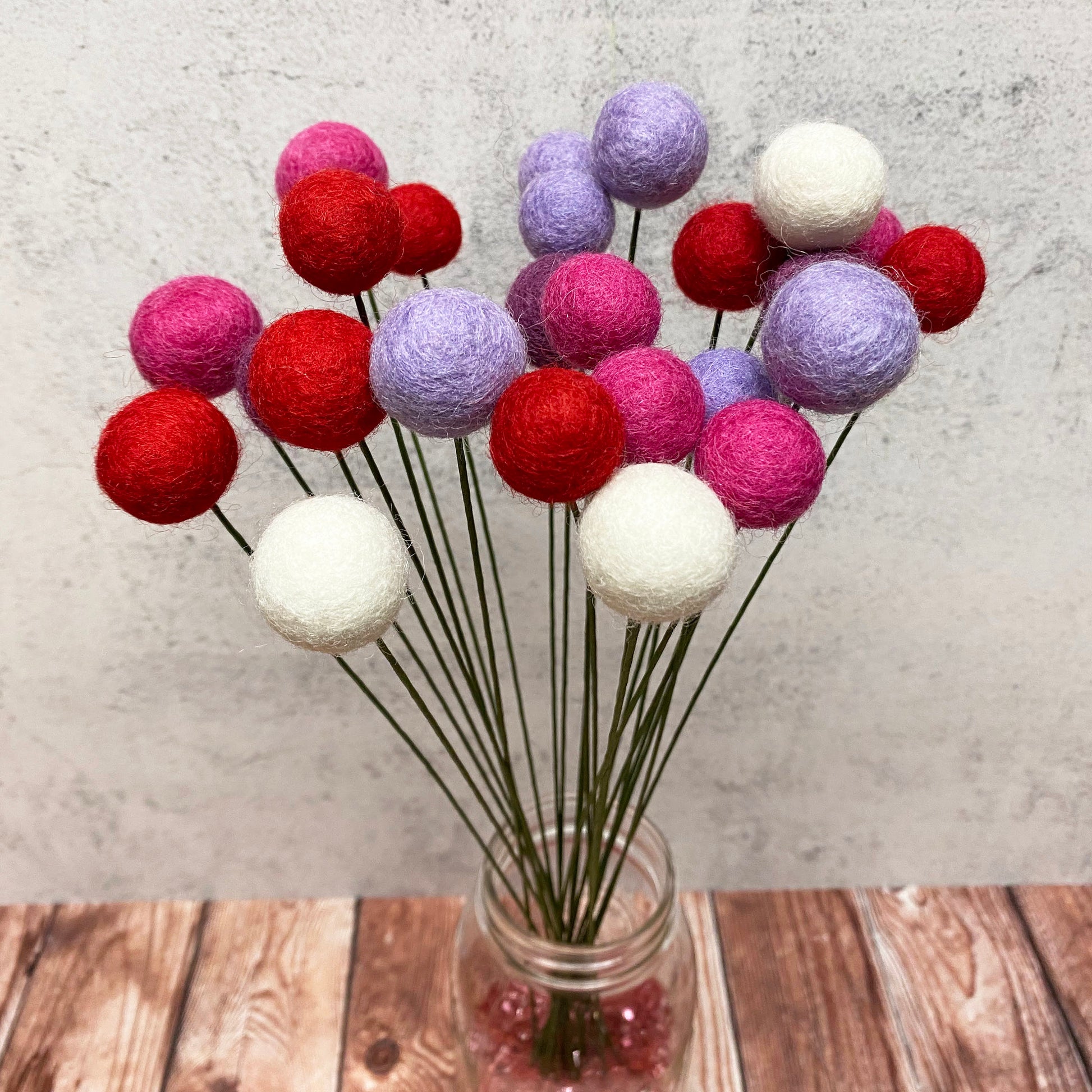 Love & Lilac Felt Flower Bouquet