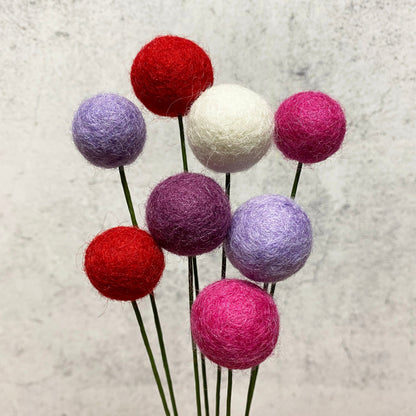 Love & Lilac Felt Flower Bouquet