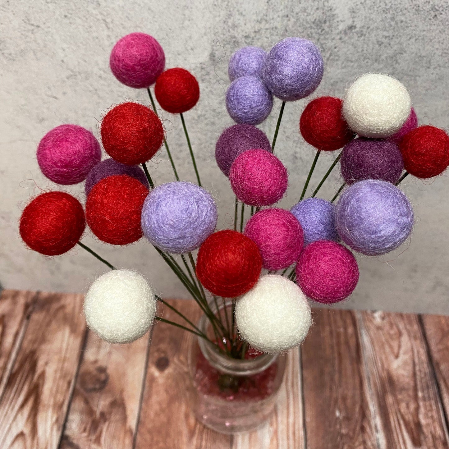 Love & Lilac Felt Flower Bouquet