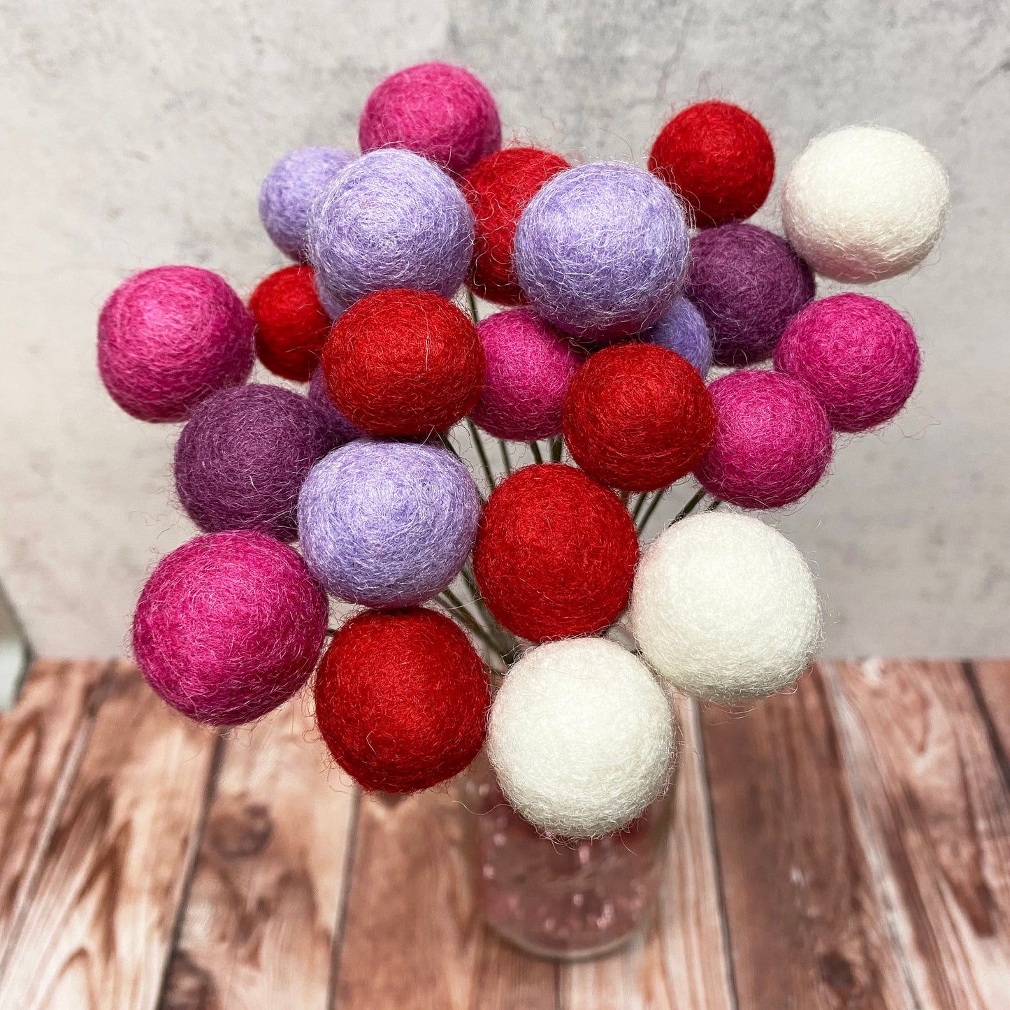 Love & Lilac Felt Flower Bouquet