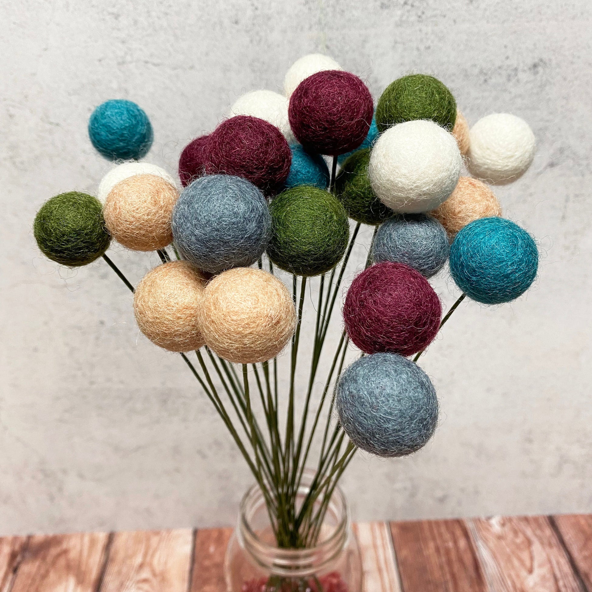 Cozy Cottage Felt Flower Bouquet