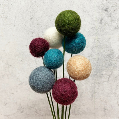 Cozy Cottage Felt Flower Bouquet