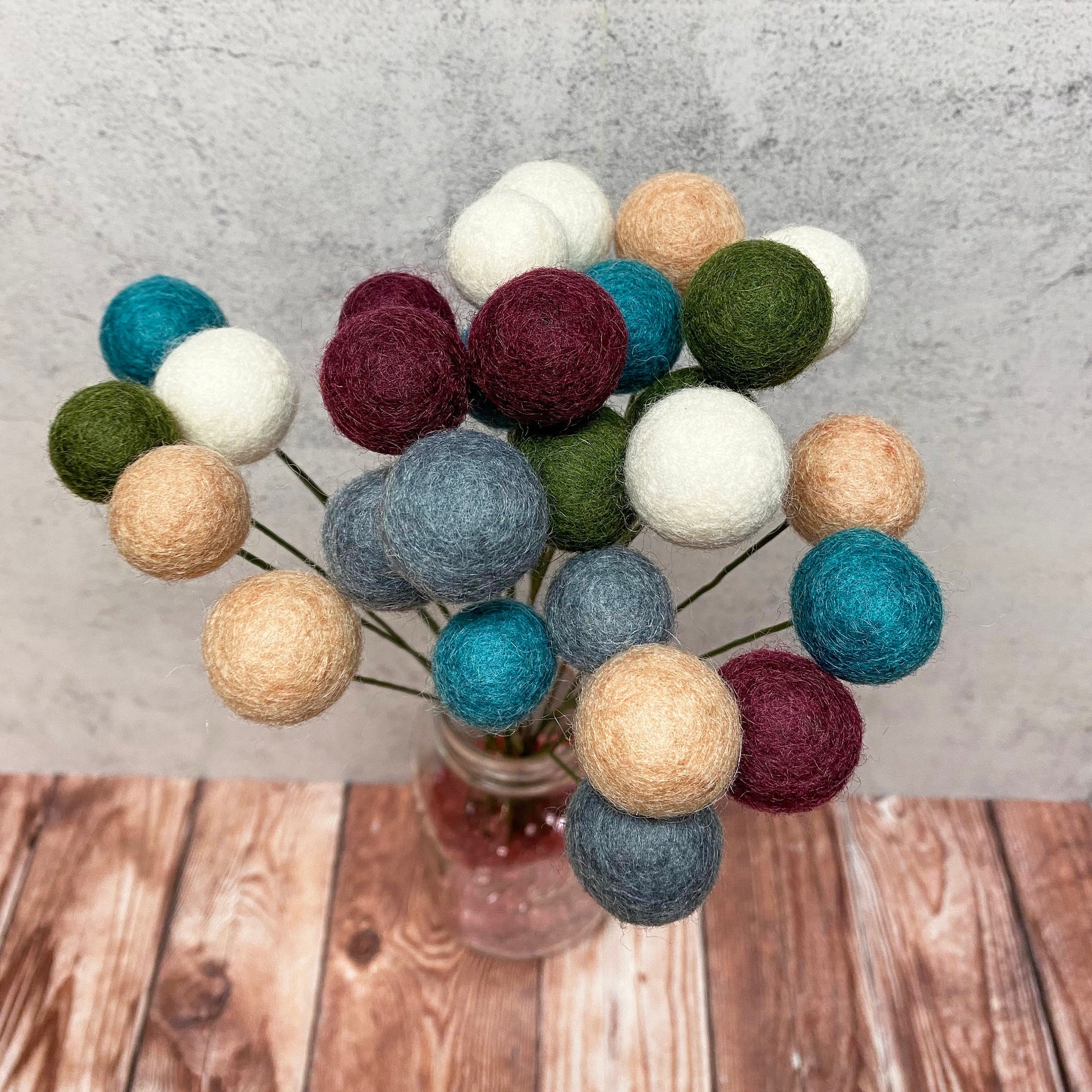 Cozy Cottage Felt Flower Bouquet