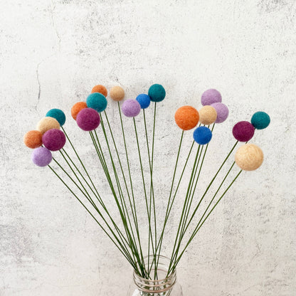 Pastel Dream Felt Flower Bouquet